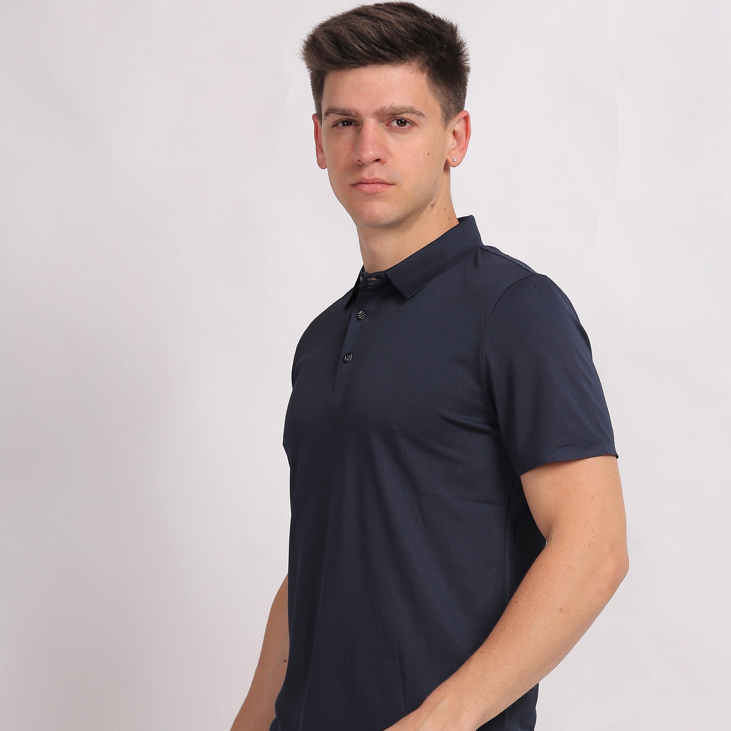 Premium Dark Blue Polo T-Shirt